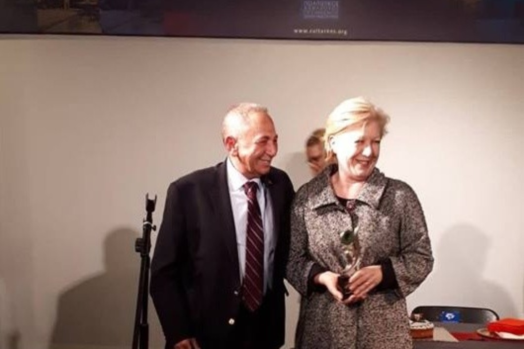 Βράβευση της αντιδημάρχου Αθλητισμού κας Καρυοφύλλη