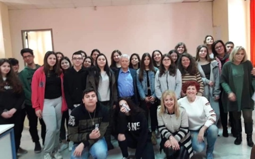 ΔΕΛΤΙΟ ΤΥΠΟΥ: Ο Σταύρος Τζουλάκης στο 1ο Λύκειο Ν. Σμύρνης (ΛΑΝΣ)