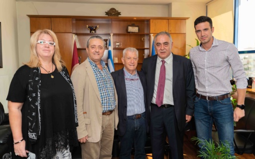 ΔΕΛΤΙΟ ΤΥΠΟΥ: Επίσκεψη του Προέδρου Επαγγελματικού Επιμελητηρίου στο Δήμο μας