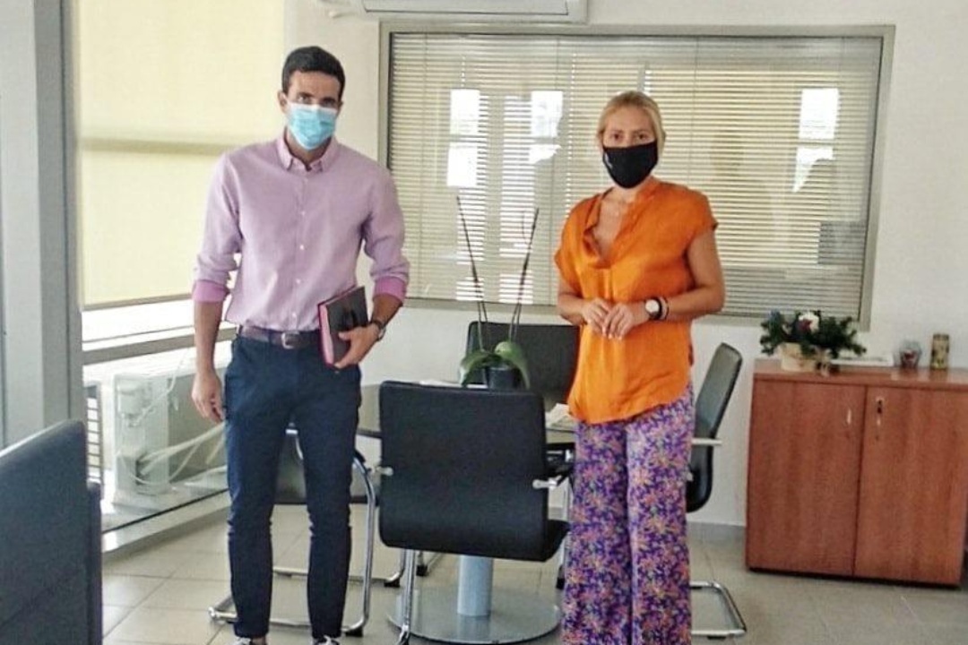 ΣΥΝΑΝΤΗΣΗ ΤΟΥ ΑΝΤΙΔΗΜΑΡΧΟΥ ΚΩΝΣΤΑΝΤΙΝΟΥ ΚΩΝΣΤΑΝΤΙΝΙΔΗ ΜΕ ΤΗΝ ΑΝΤΙΠΕΡΙΦΕΡΕΙΑΡΧΗ ΔΗΜΗΤΡΑ ΝΑΝΟΥ