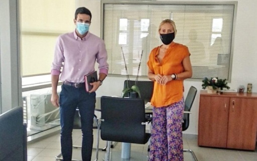 ΣΥΝΑΝΤΗΣΗ ΤΟΥ ΑΝΤΙΔΗΜΑΡΧΟΥ ΚΩΝΣΤΑΝΤΙΝΟΥ ΚΩΝΣΤΑΝΤΙΝΙΔΗ ΜΕ ΤΗΝ ΑΝΤΙΠΕΡΙΦΕΡΕΙΑΡΧΗ ΔΗΜΗΤΡΑ ΝΑΝΟΥ