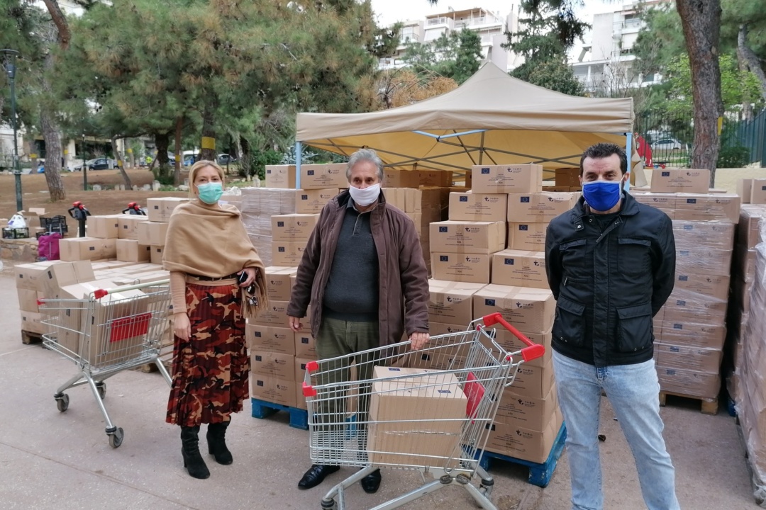 ΔΙΑΝΟΜΗ ΕΙΔΩΝ ΠΡΩΤΗΣ ΑΝΑΓΚΗΣ ΣΕ ΔΙΚΑΙΟΥΧΟΥΣ ΤΕΒΑ