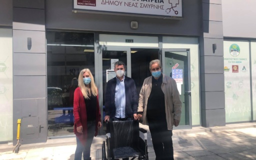 ΠΑΡΑΔΟΣΗ ΣΤΟ ΔΗΜΟ ΜΑΣ ΑΝΑΠΗΡΙΚΟΥ ΑΜΑΞΙΔΙΟΥ