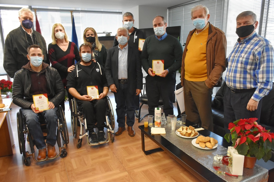 Βράβευση Παραολυμπιακών αθλητών από το Δήμο Νέας Σμύρνης