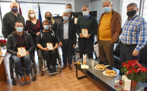 Βράβευση Παραολυμπιακών αθλητών από το Δήμο Νέας Σμύρνης