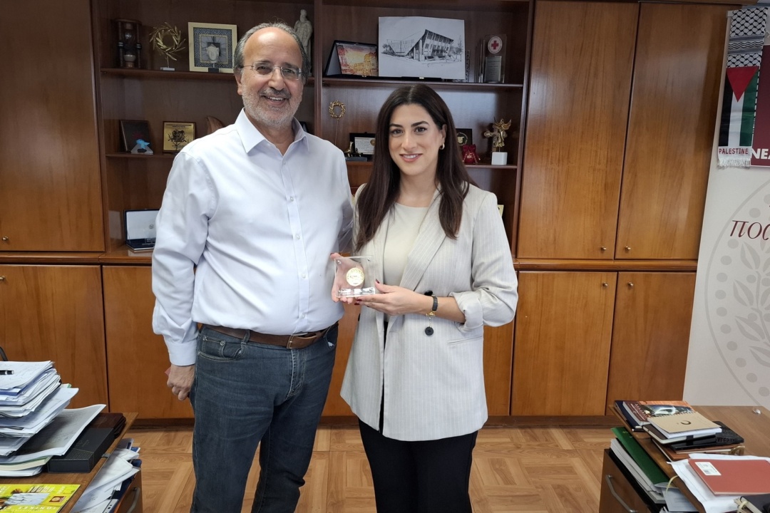 ΣΥΝΑΝΤΗΣΗ ΤΟΥ ΔΗΜΑΡΧΟΥ ΜΕ ΤΗ ΝΕΑ ΑΝΤΙΠΕΡΙΦΕΡΕΙΑΡΧΗ κα ΓΕΩΡΓΙΑ ΑΔΑΜΟΠΟΥΛΟΥ